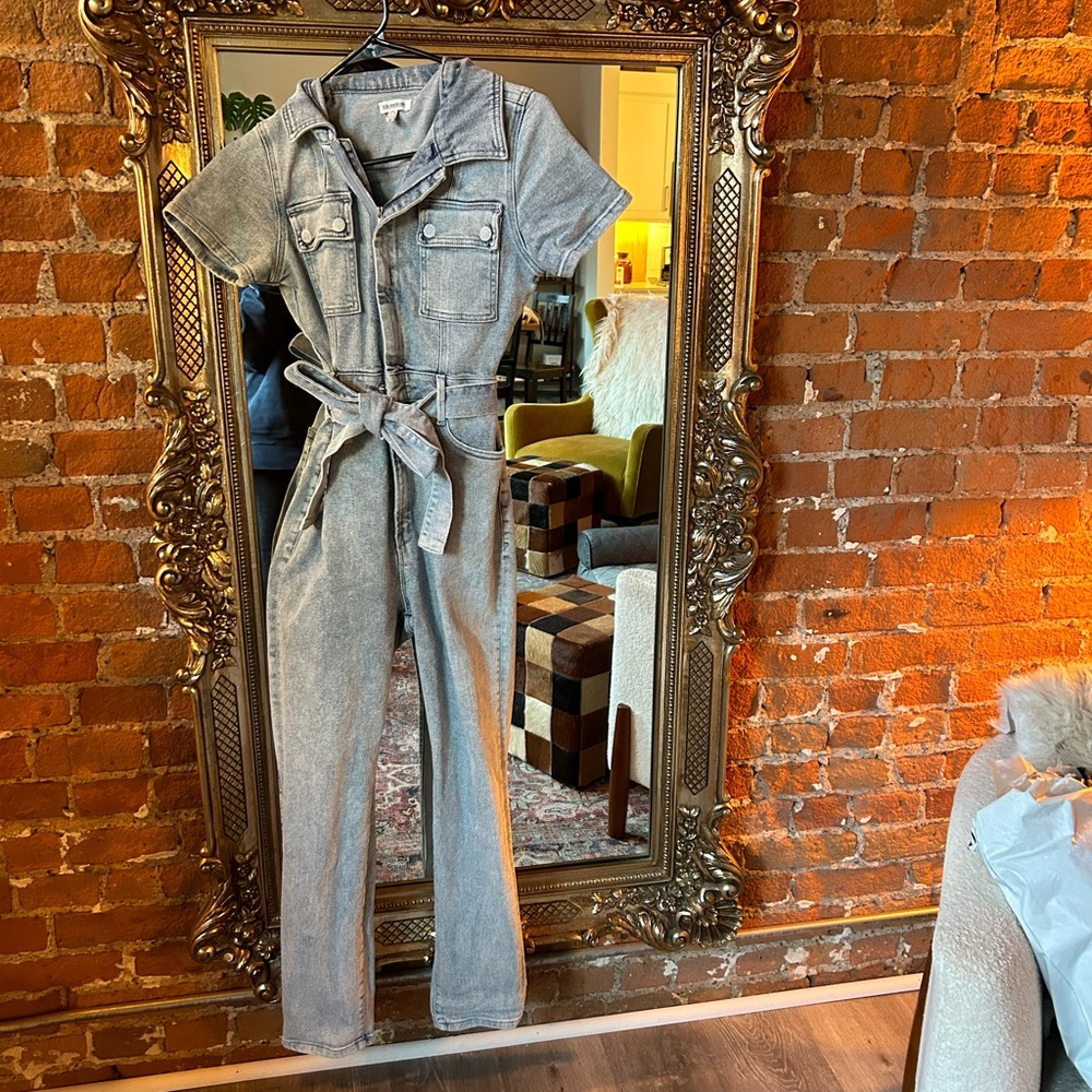 Good American Denim Jumpsuit